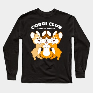 Corgi Club: Official Member Long Sleeve T-Shirt